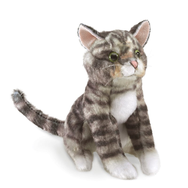 Folkmanis Finger Puppet - Mini Tabby Cat