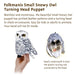 Folkmanis Puppet - Small Snowy Owl
