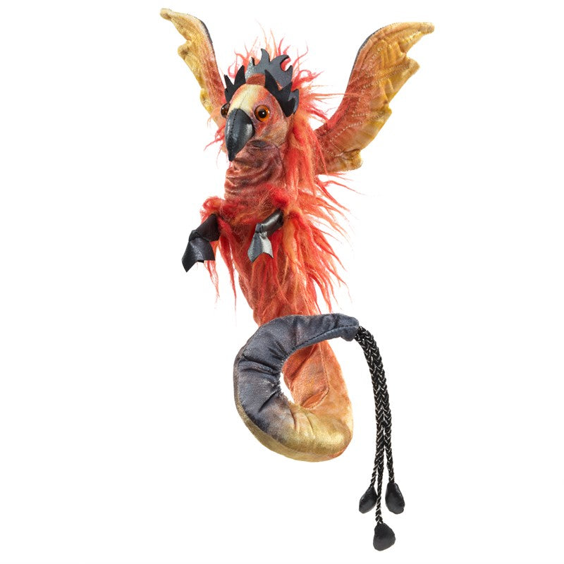 Folkmanis Finger Puppet - Phoenix Wristlet