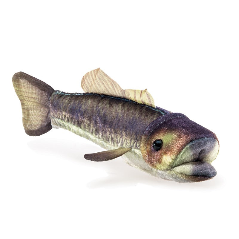 Folkmanis Finger Puppet - Mini Large Mouth Bass