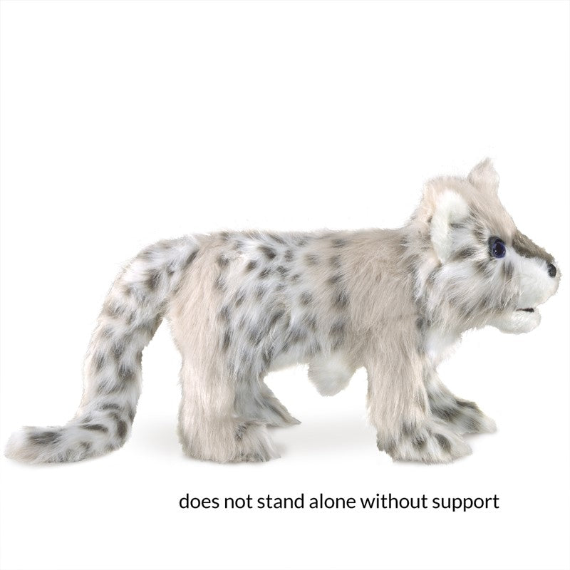 Folkmanis Puppet - Snow Leopard Cub