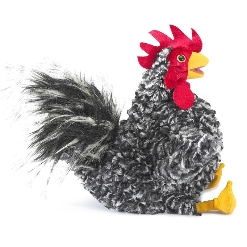 Folkmanis Puppet - Barred Rock Rooster