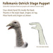 Folkmanis Stage Puppet - Ostrich