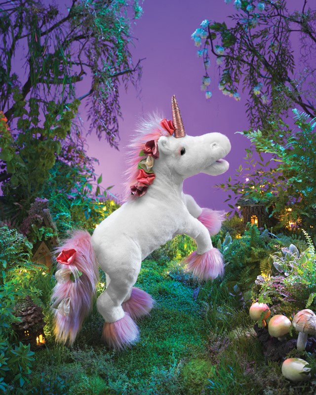 Folkmanis Puppet - Music Box Unicorn