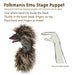 Folkmanis Stage Puppet - Emu