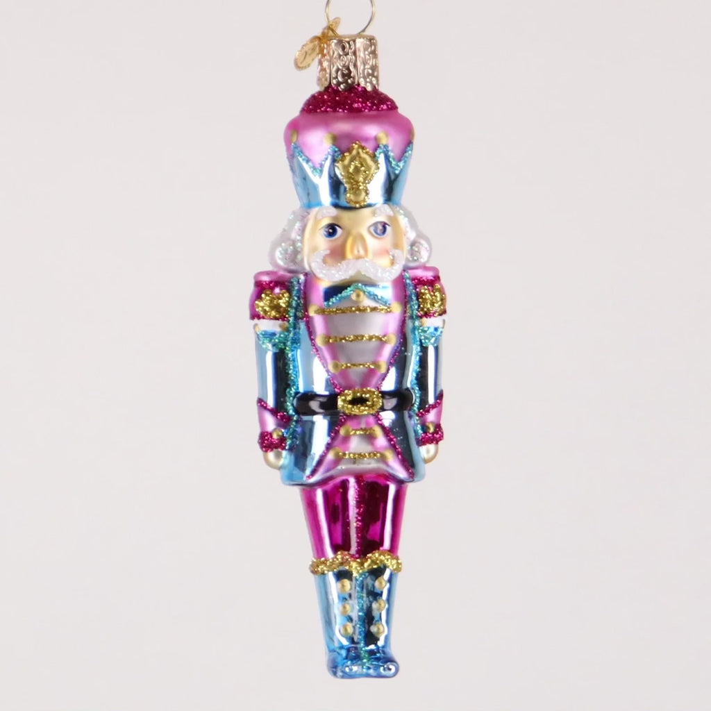 Old World Christmas Pastel Nutcracker Ornament