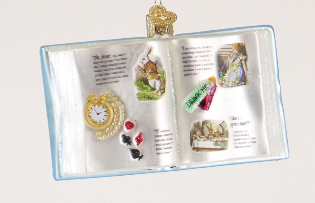 Old World Christmas Alice's Adventures In Wonderland Ornament