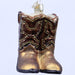 Old World Christmas Brown Pair Of Cowboy Boots Ornament