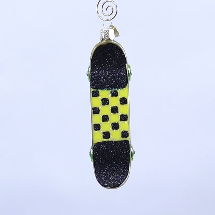 Old World Christmas Skateboard Ornament