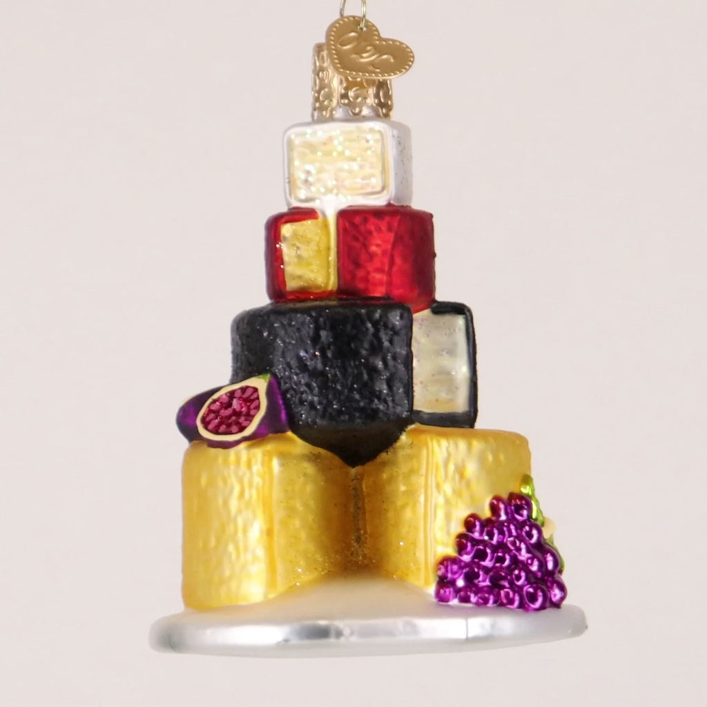Old World Christmas Cheese Tower Ornament