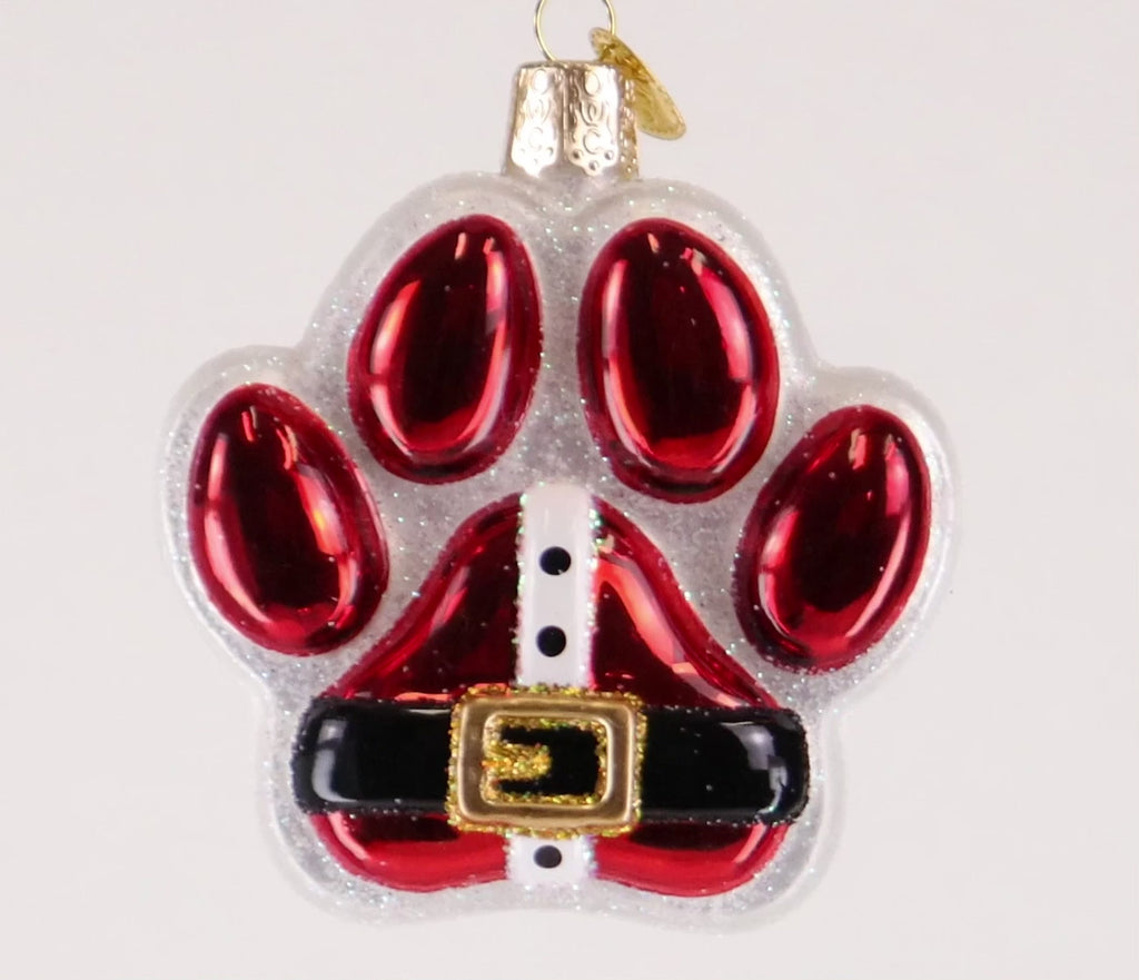 Old World Christmas Santa Paws Ornament