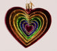 Old World Christmas Rainbow Heart Ornament