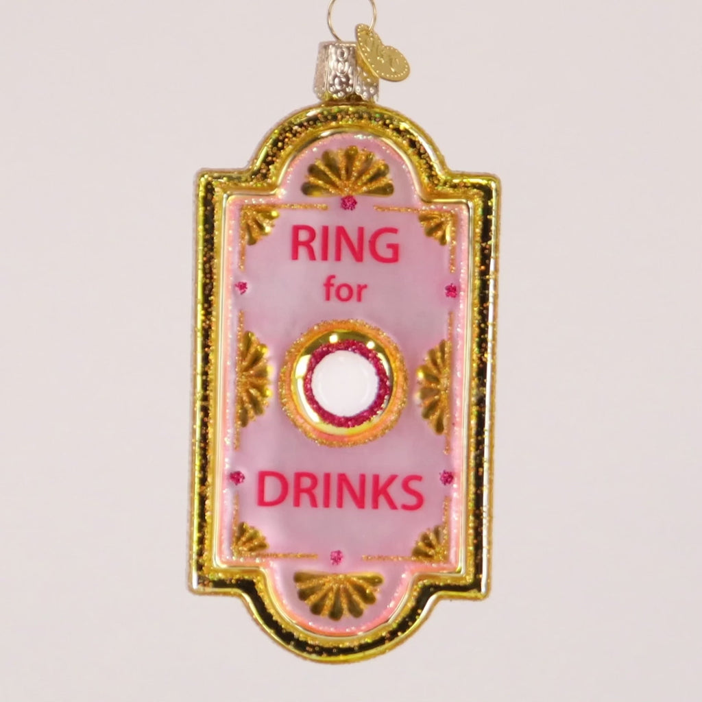 Old World Christmas Ring For Drinks Doorbell Ornament