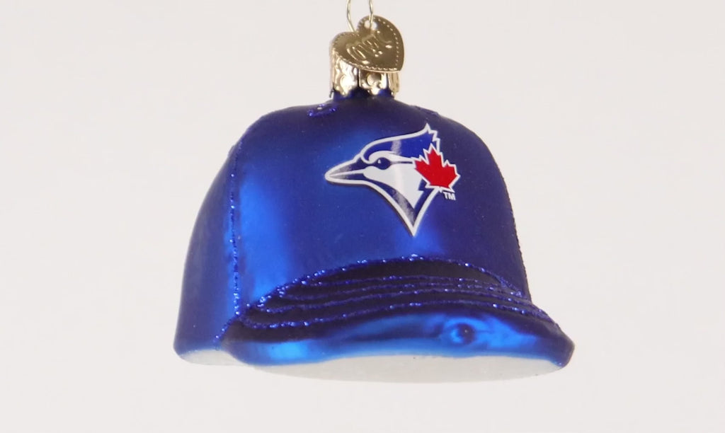Old World Christmas MLB Toronto Blue Jays Baseball Cap Ornament