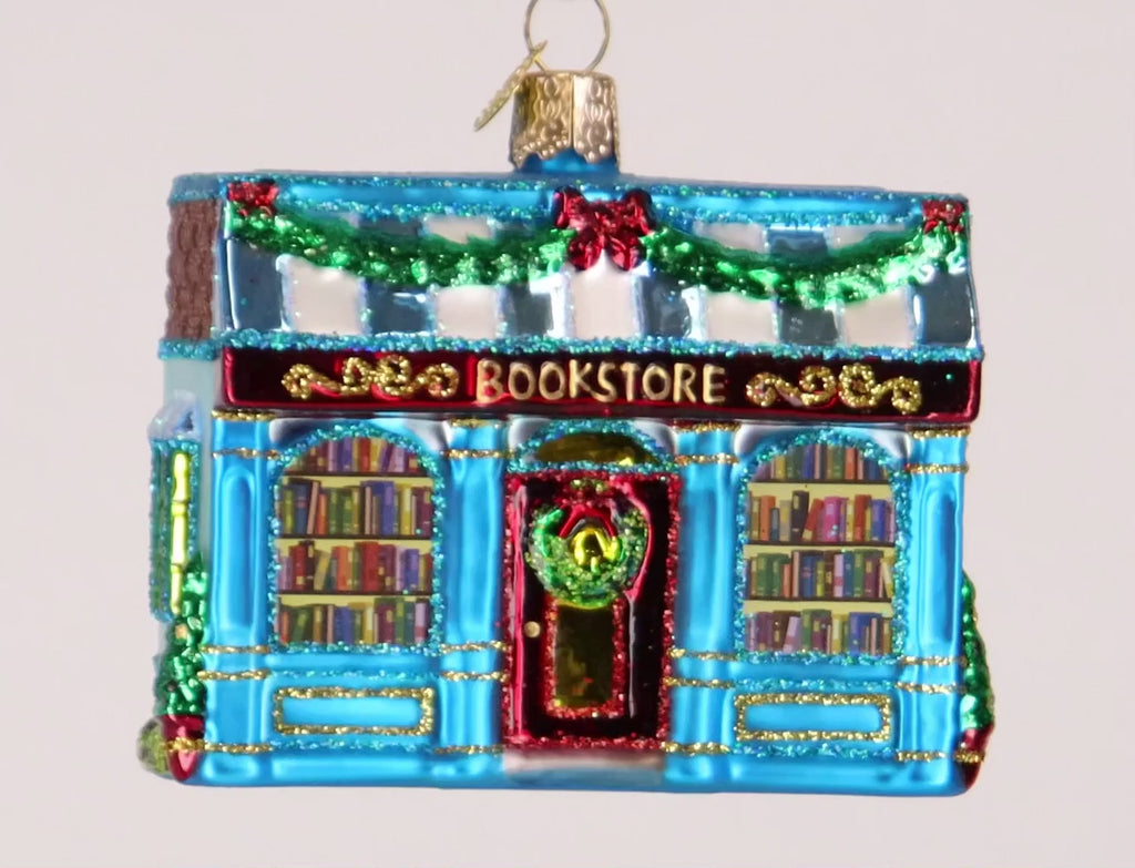 Old World Christmas Bookstore Ornament