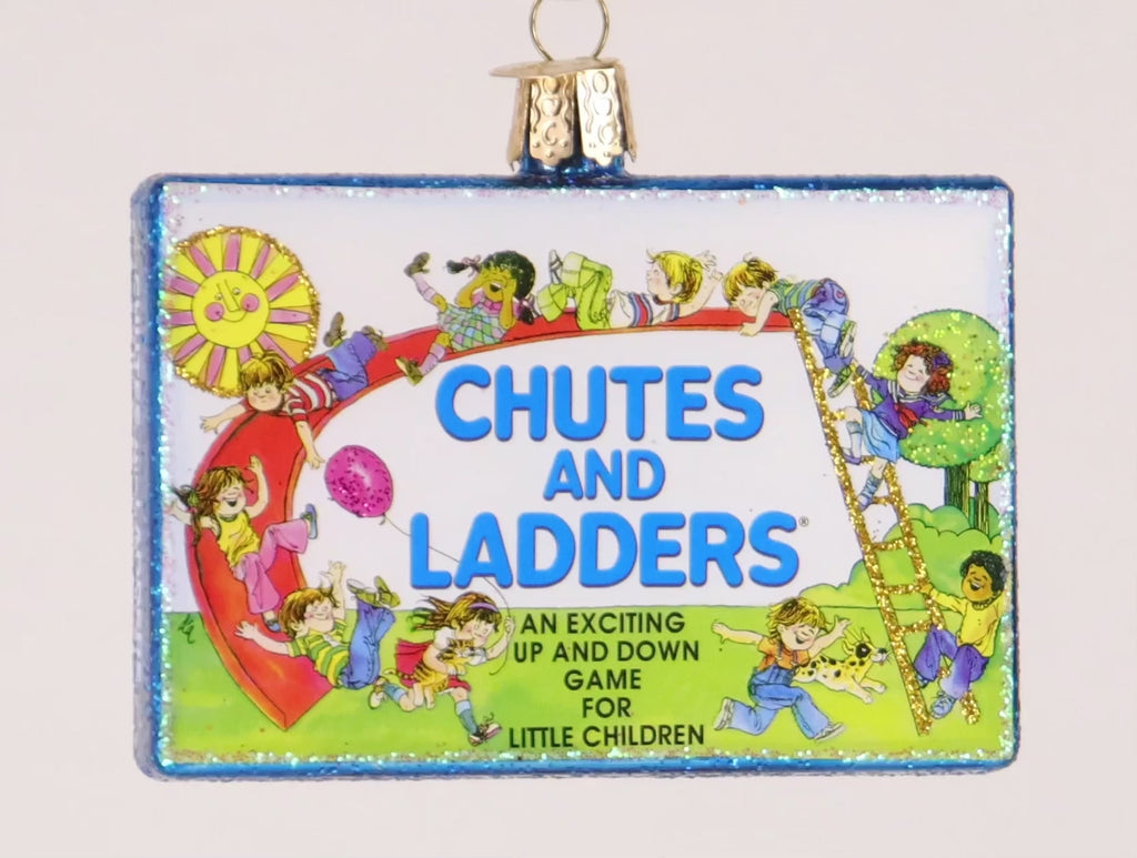 Old World Christmas Chutes And Ladders Ornament