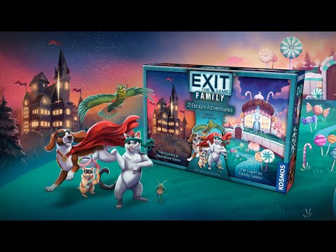 Exit The Game Family 2 Escape Adventures - Mystery at Meanstone Manor & Caper at Candy Castle