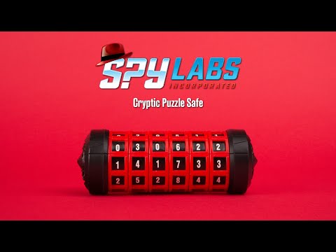 Spy Labs Cryptic Puzzle Safe