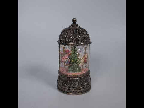 LED Water Lantern Santa & Carousel