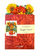 Pop Up Flower Bouquet Greeting Card - Harvest Pumpkin    