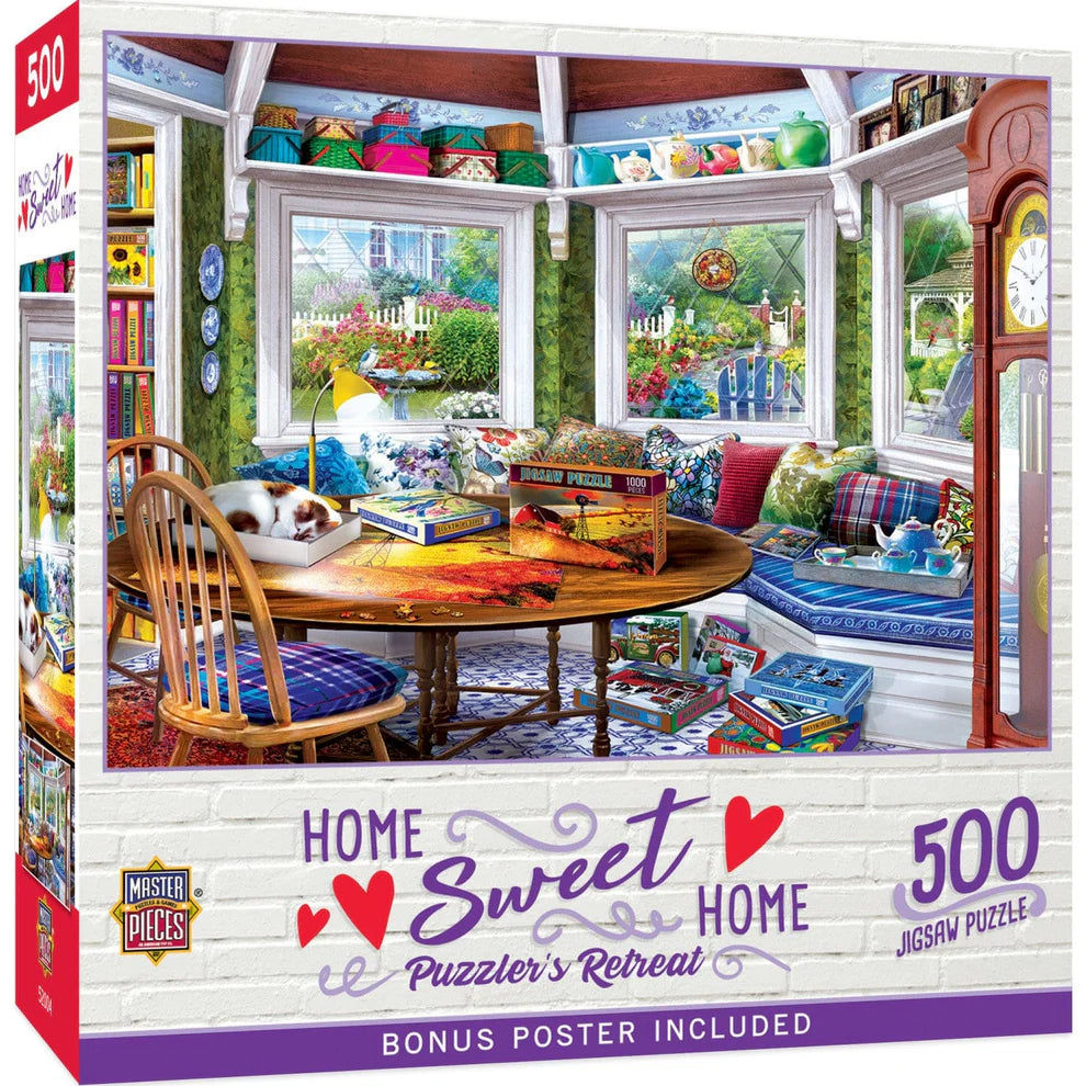Puzzler's Retreat 500 Piece Home Sweet Home Puzzle