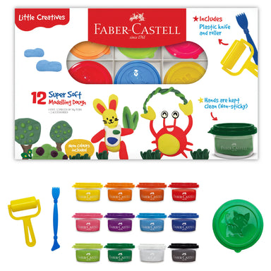Faber-Castell Super Soft Modeling Dough - 12 Colors