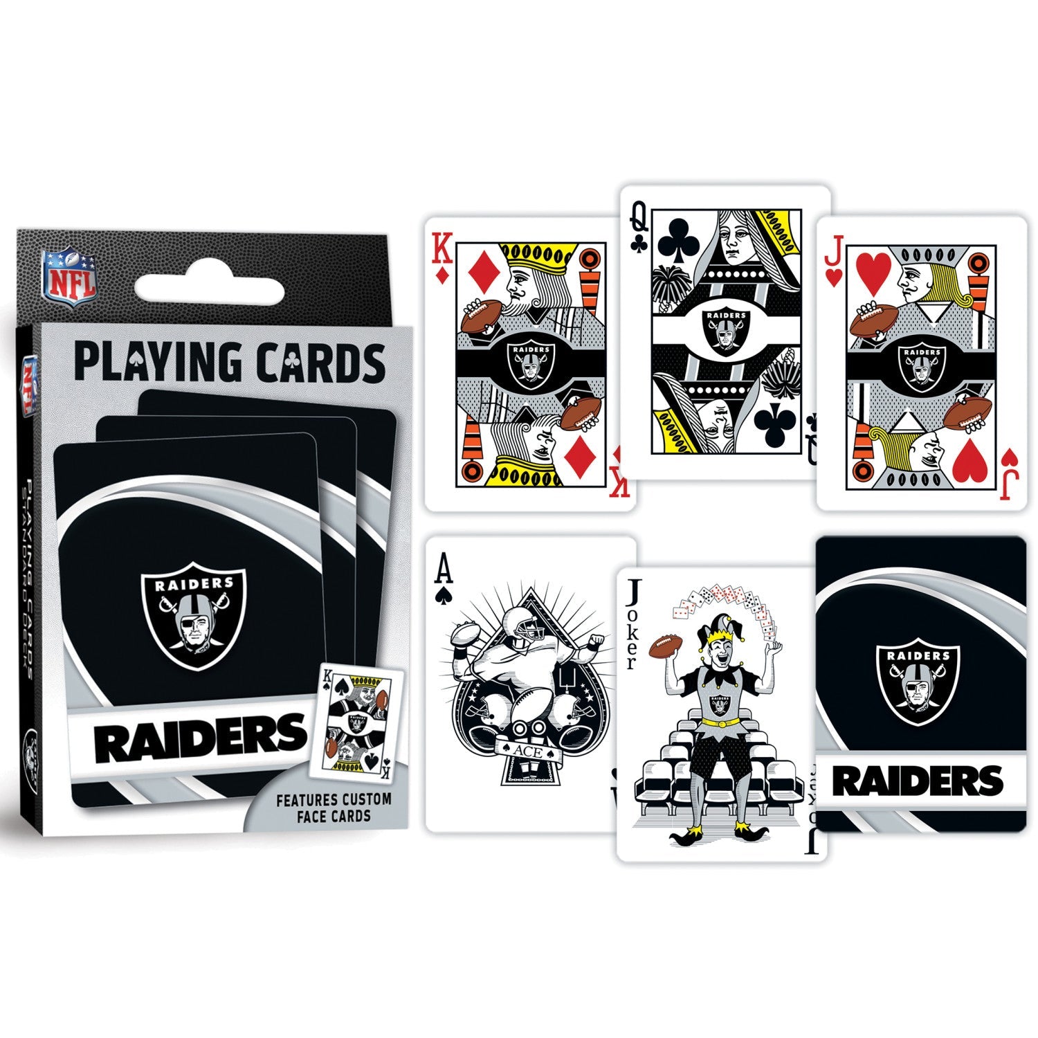 Raiders Playing Cards    