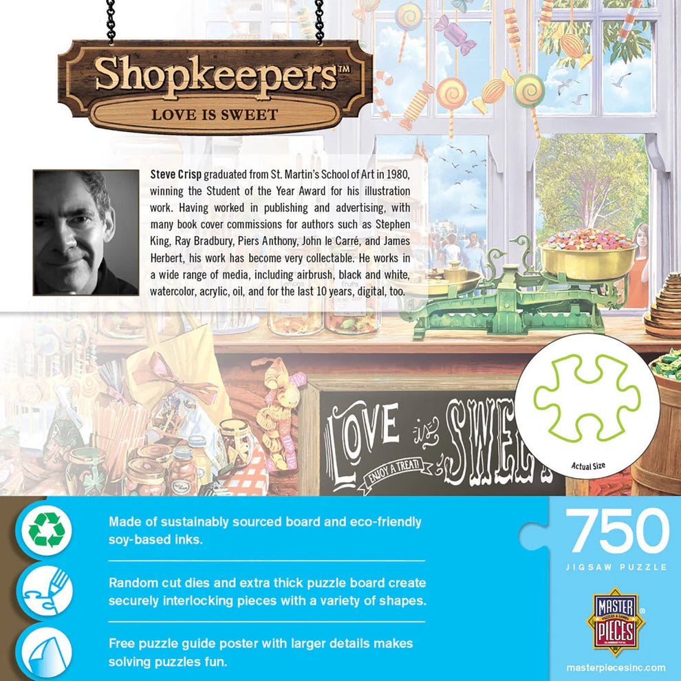 Love Is Sweet Shopkeepers 750 Piece Puzzle