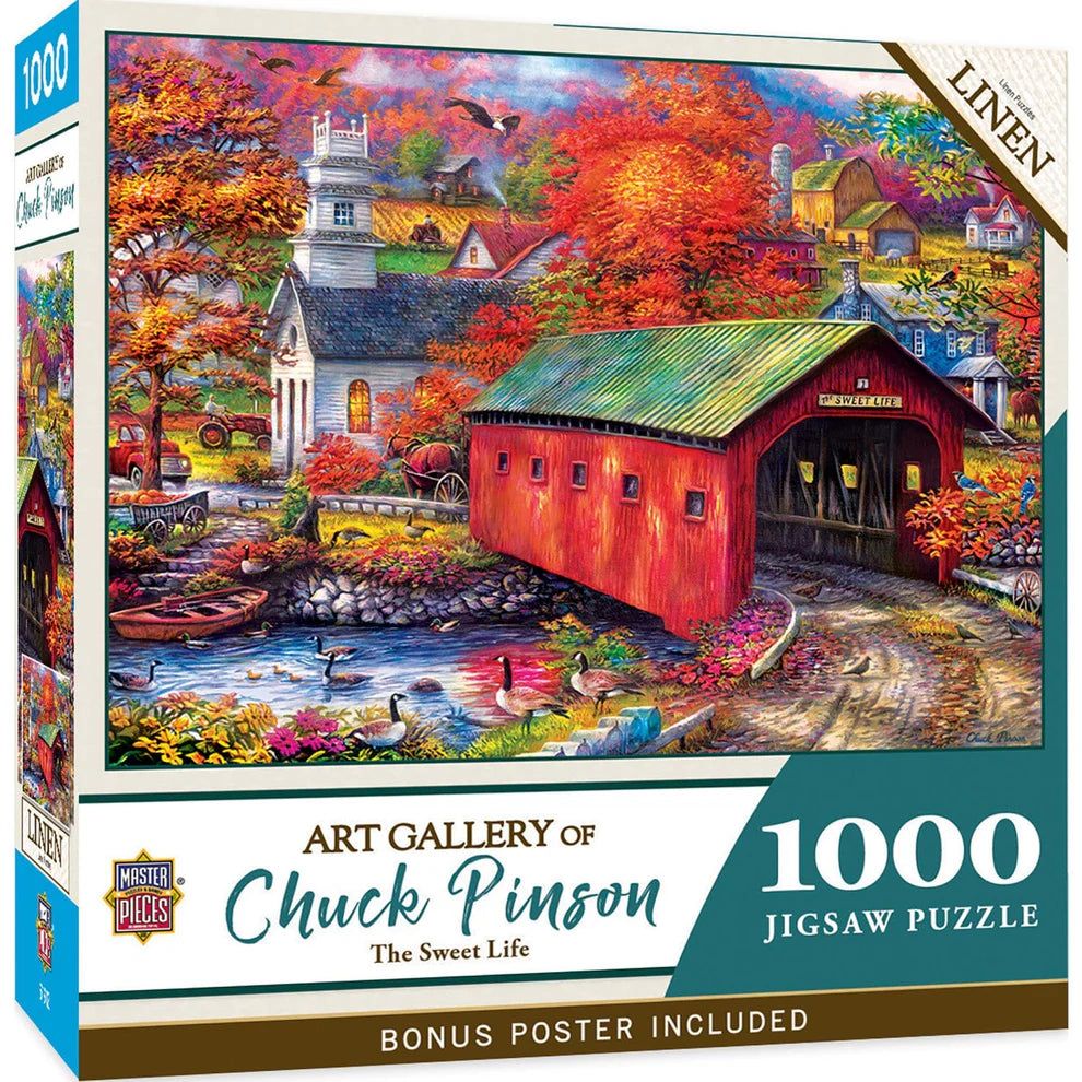 The Sweet Life Art Gallery of Chuck Pinson 1000 Piece Puzzle