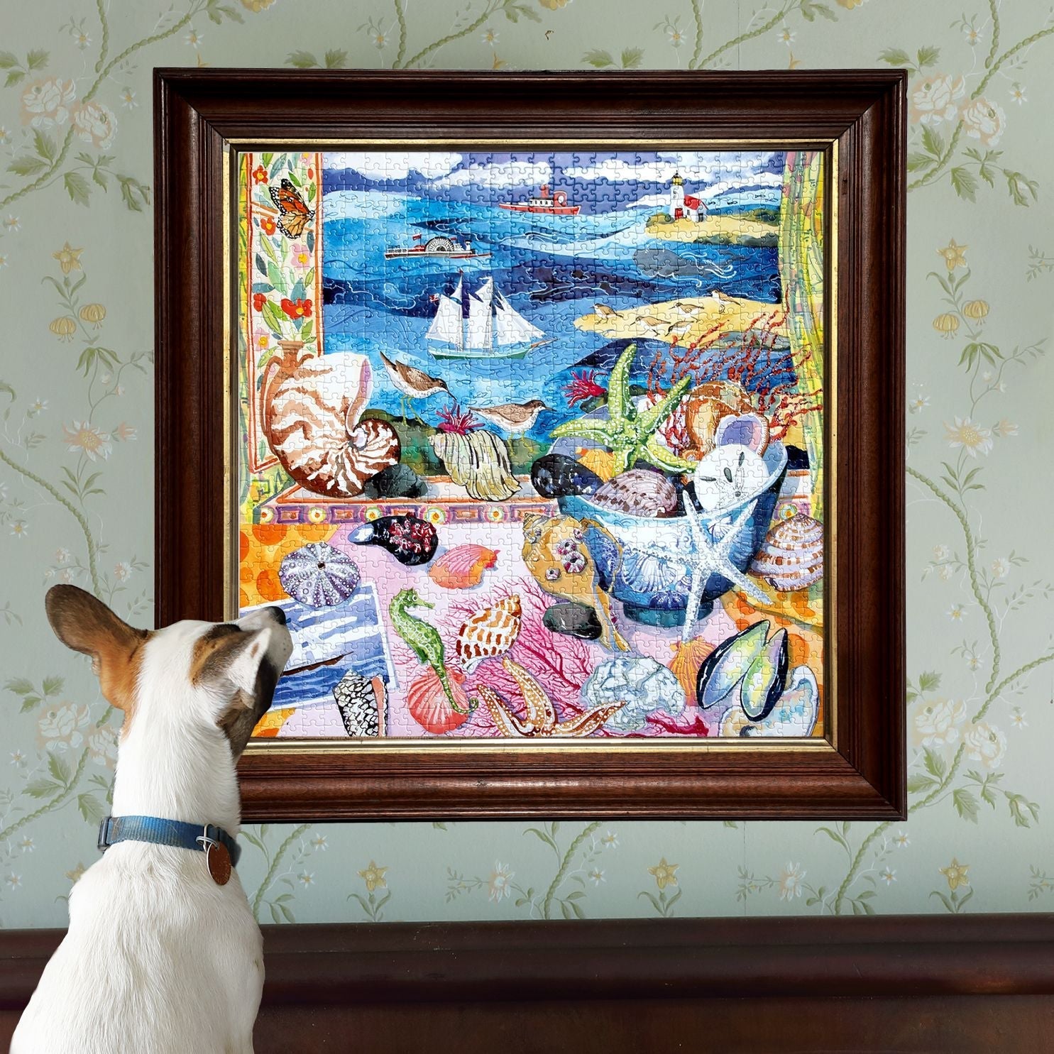 eeBoo Seashells by the Shore 1000 Piece Puzzle