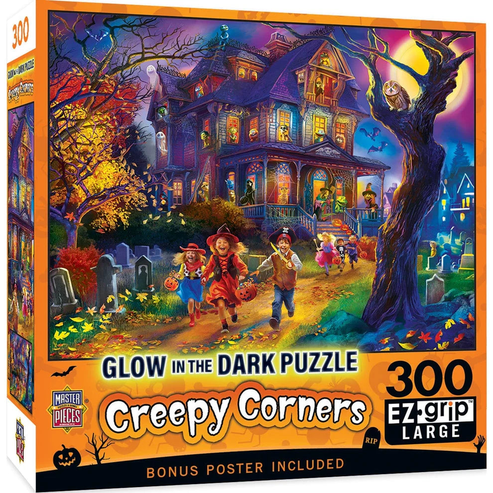 Creepy Corners Glow in The Dark 300 Piece Puzzle