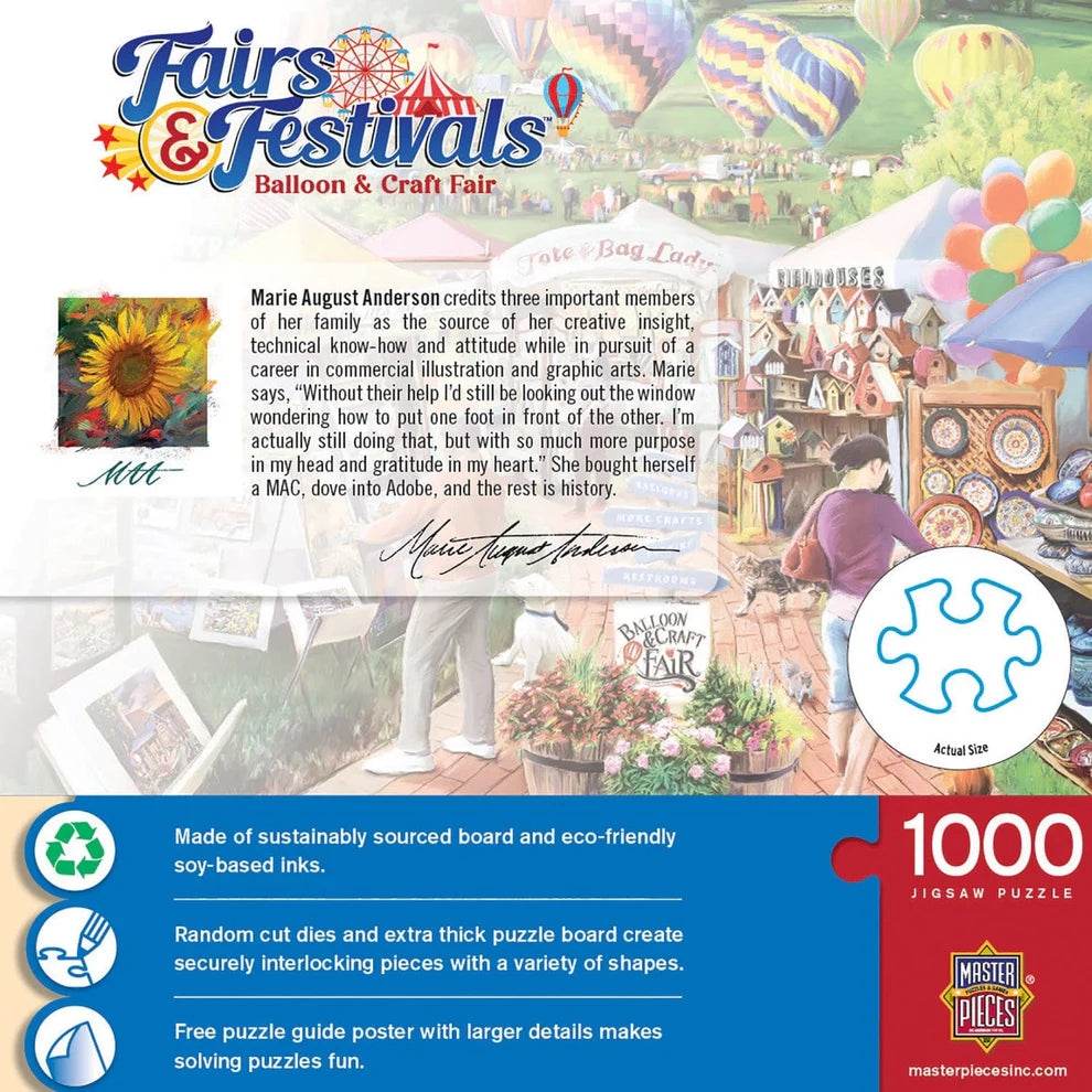 Balloon & Craft Fair 1000 Piece Fairs & Festivals Puzzle