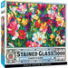Stained Glass Flowers In Bloom 1000 Piece Puzzle
