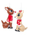 Rudolph The Red Nose Reindeer or Clarice with Scarf - Single, Various Styles