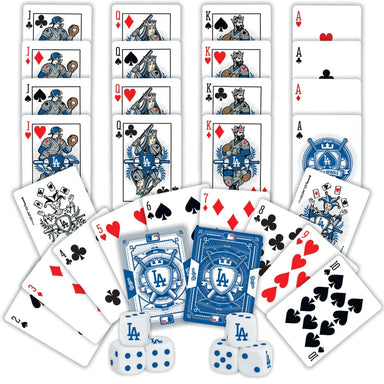 Los Angeles Dodgers MLB 2-Decks of Playing Cards and Dice