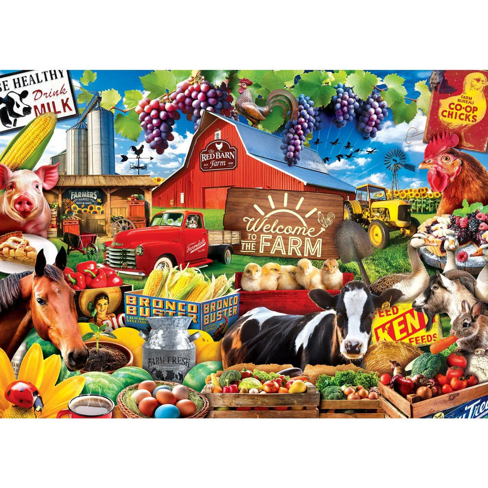 Greetings From The Farm 500 Piece Puzzle