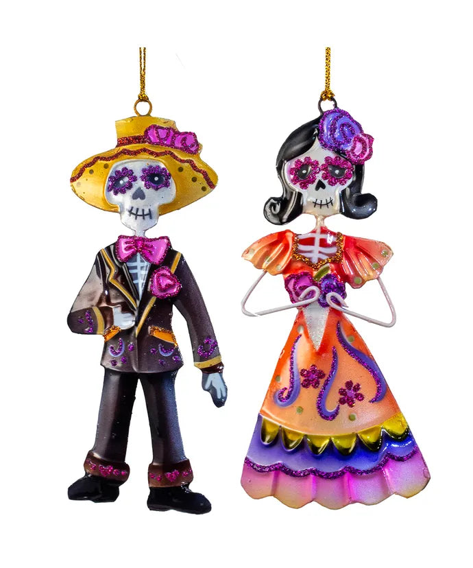 Mr. or Mrs. Day Of The Dead Ornament - (Single) Various Options