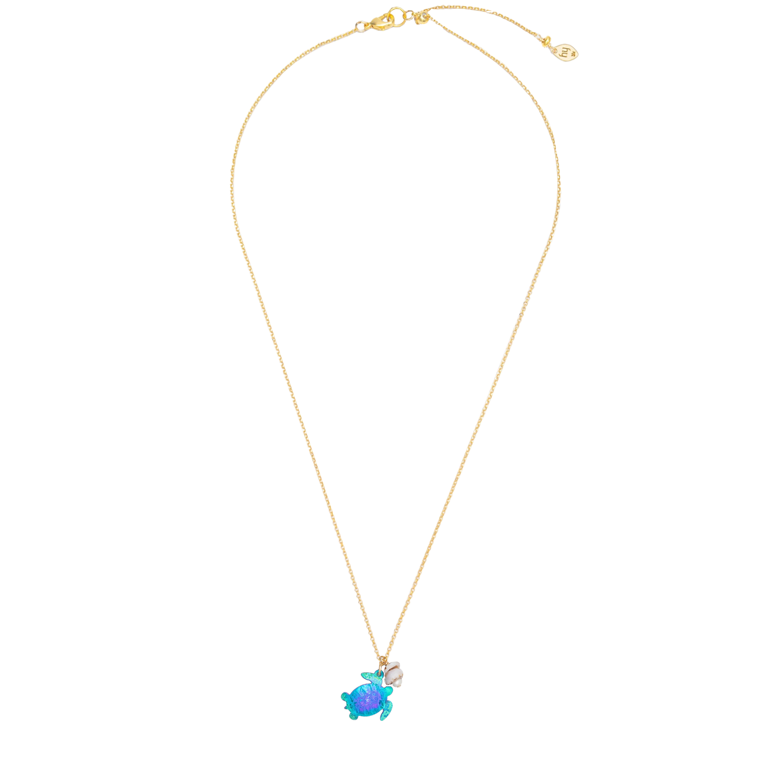 Holly Yashi Sea Turtle Necklace - Lagoon