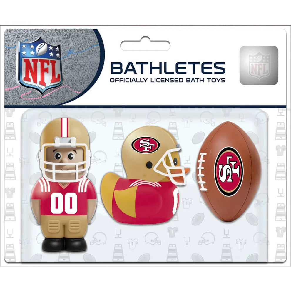 MSTR San Francisco 49ers NFL Bathletes Bath Toys