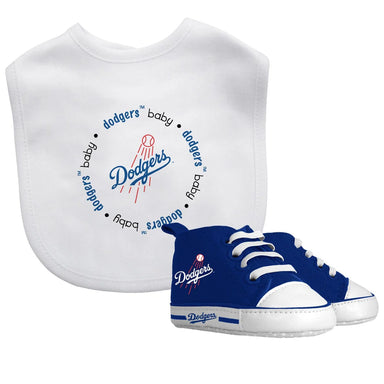 Los Angeles Dodgers Pre Walkers and Bib 2 Piece Set