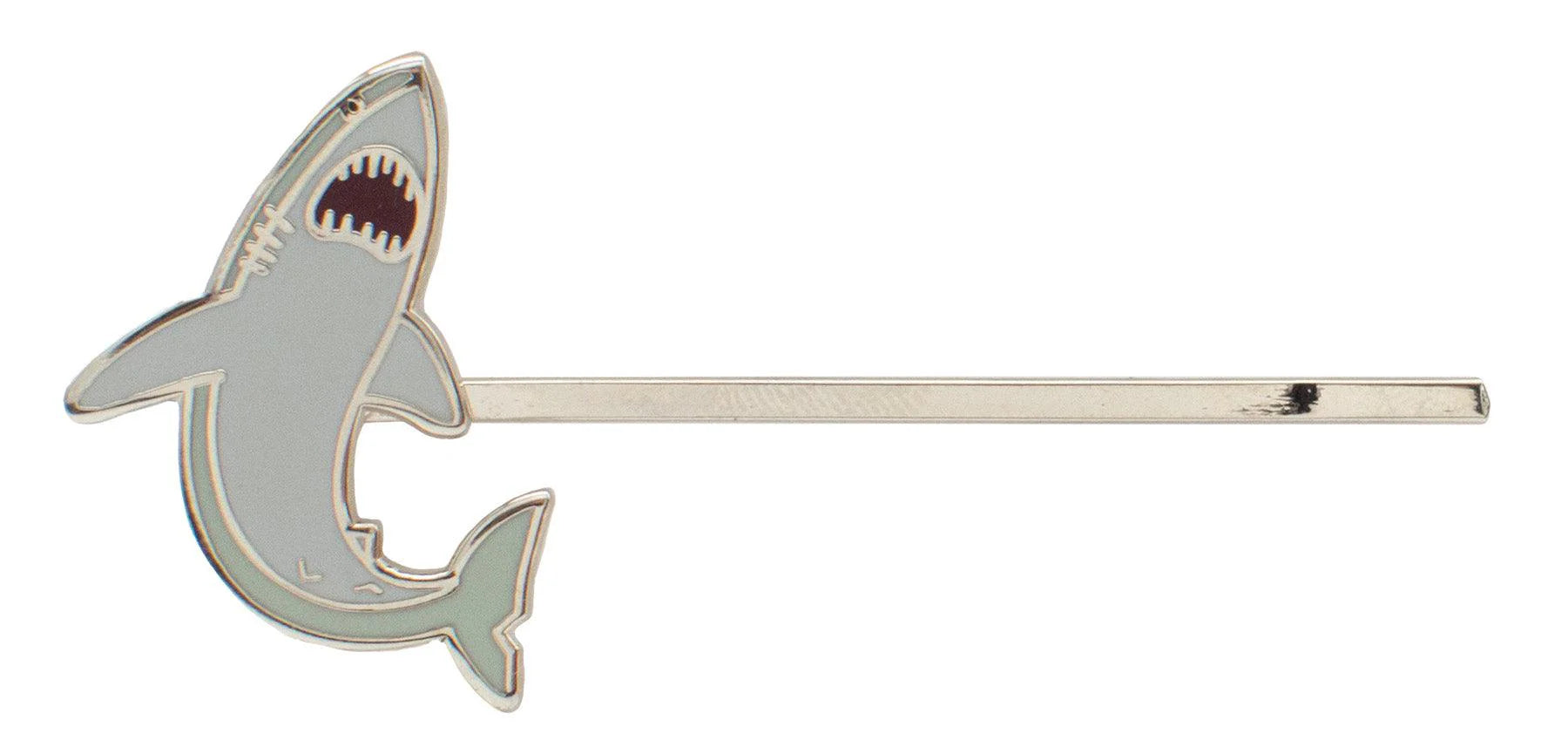Shark Enamel Hair Pins