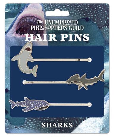 Shark Enamel Hair Pins
