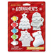 MSTR Plaster Paint Kit: Holiday Ornaments 4-Pack