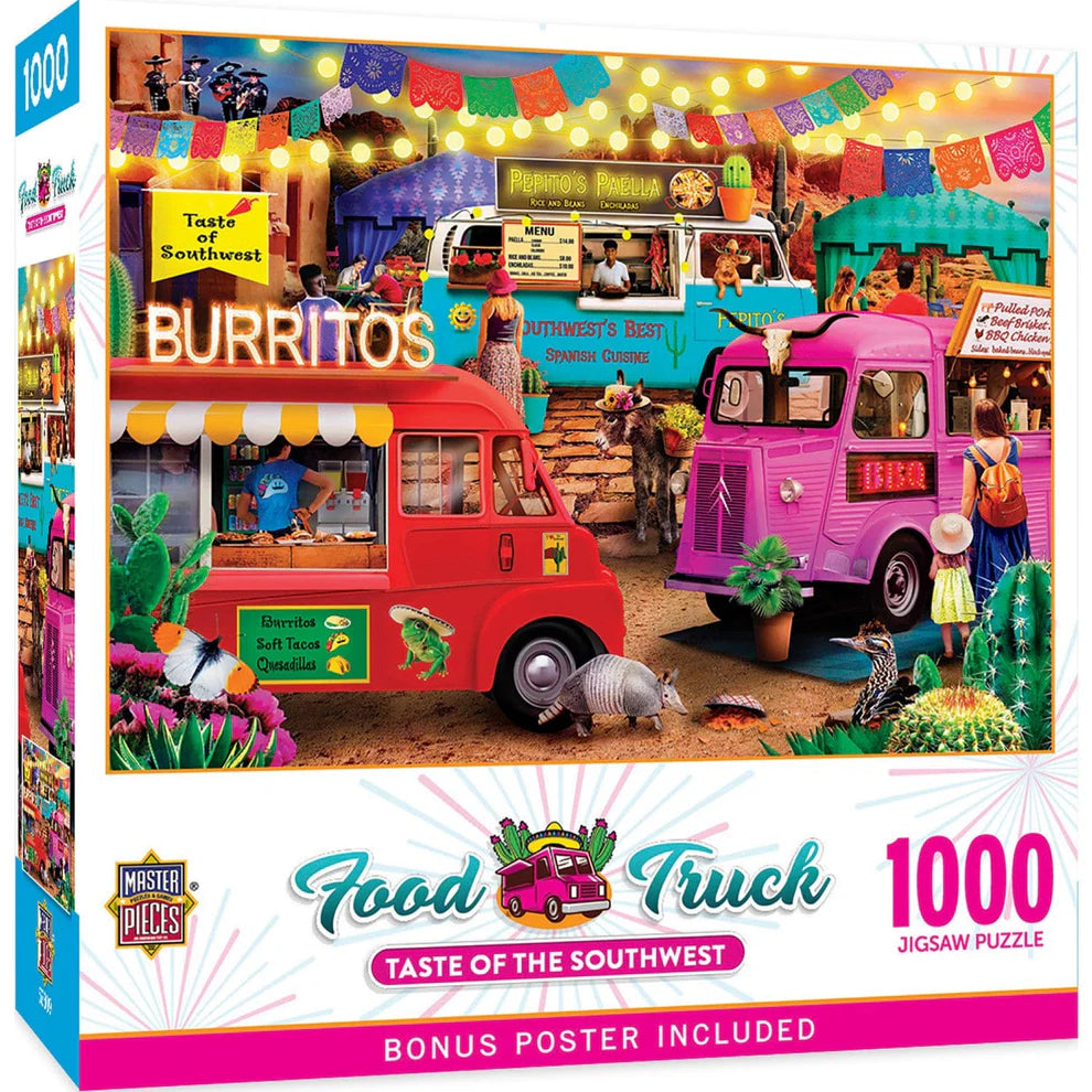 Taste of The Southwest 1000 Piece Food Truck Round Up Puzzle