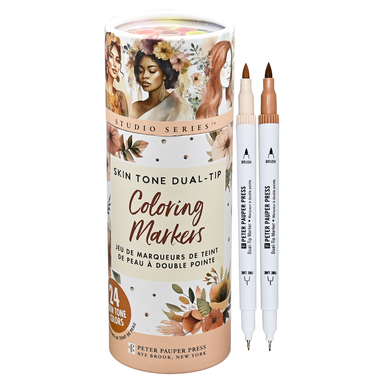 PTR Studio Series - Dual-Tip Skin Tone Markers (Set of 24)