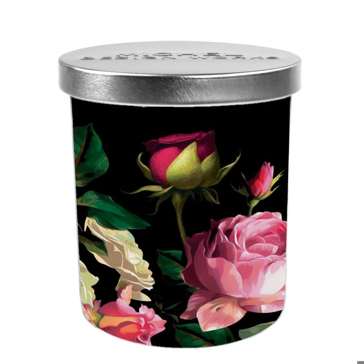 Midnight Rose Jar Candle With Lid