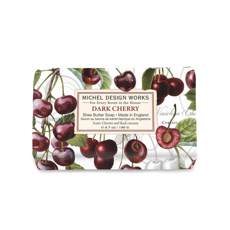 Dark Cherry Medium Bath Soap Bar
