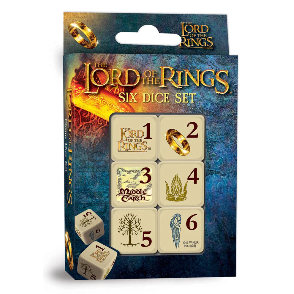 Lord of The Rings 6 Dice Set