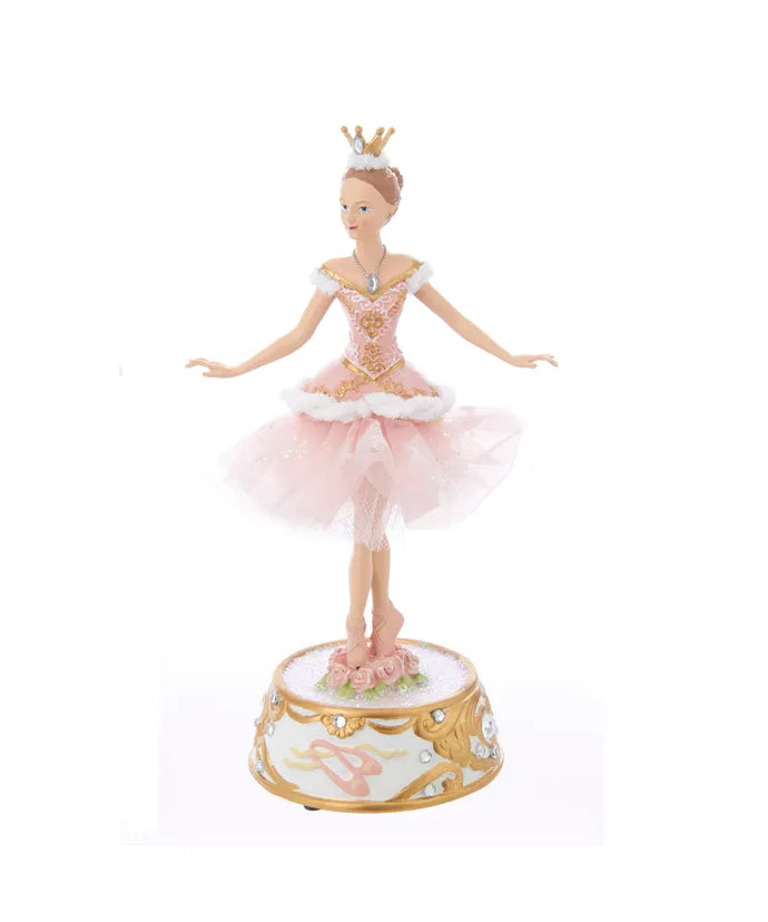 Musical Pink Ballerina Figurine
