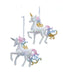 Pastel Iridescent Unicorn Ornament - Single, Various Options